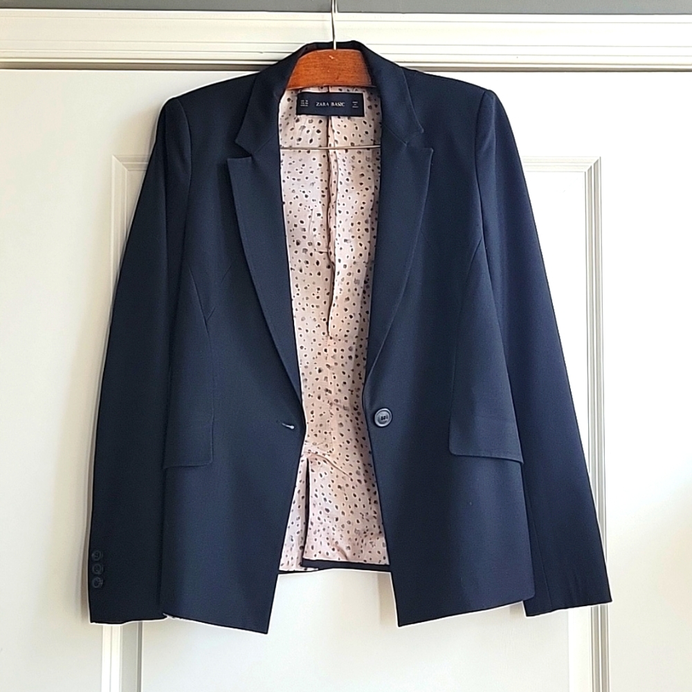 Zara Black Blazer Size 4